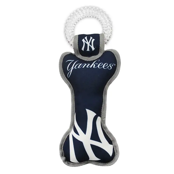 Jouet en os à anneau dentaire New York Yankees