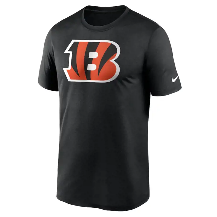 T-shirt logo BENGALS NFL noir