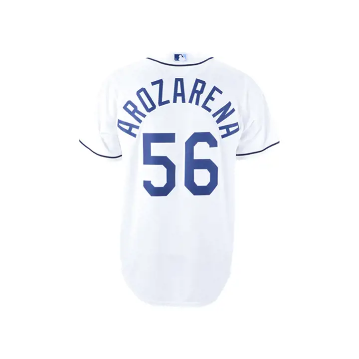 Maillot officiel de joueur réplique des Tampa Bay Rays MLB Randy Aroz