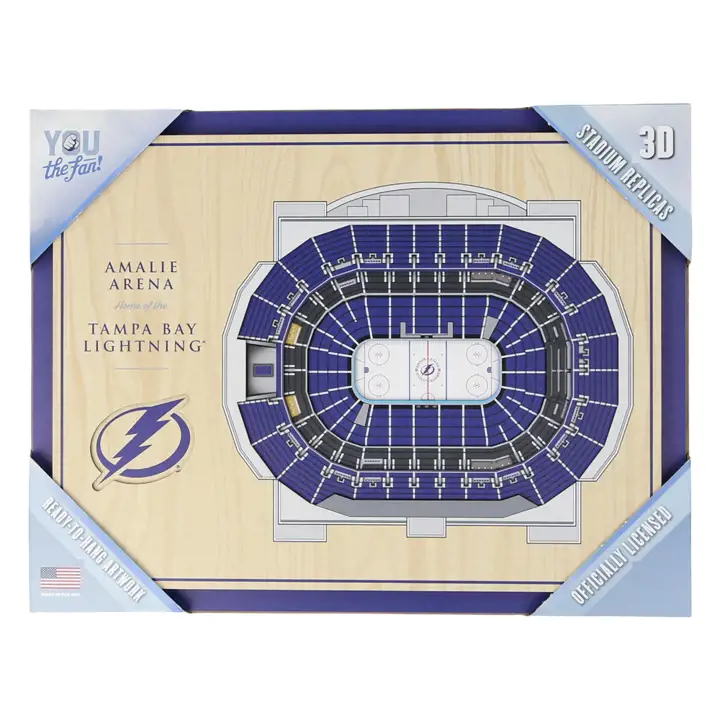 Décoration murale 3D AST des Lightning de Tampa Bay (stade multicouche)