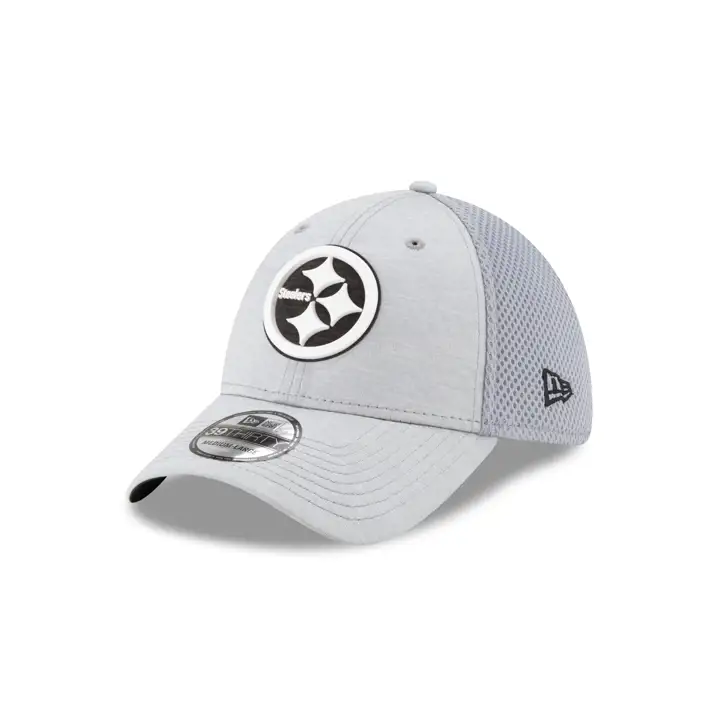 Pittsburgh Steelers NFL Rubber Front 39THIRTY Néo GRIS CLAIR