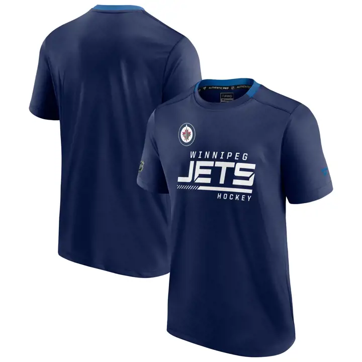 T-shirt technique NHL Winnipeg Jets, coloris marine
