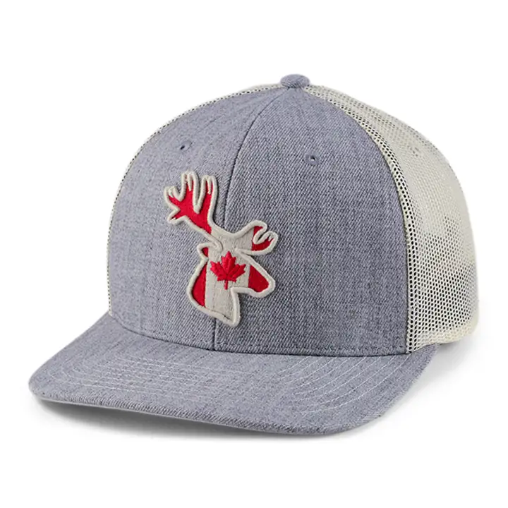Casquette Trucker incurvée Deer Animal Collection Canada LGRY