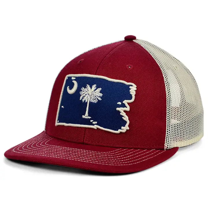 Casquette Trucker incurvée drapeau Caroline du Sud T&T MAR