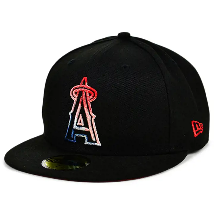 CASQUETTE 59FIFTY AJUSTÉE NOIRE MLB ANAHEIM ANGELS GRADIENT FEEL
