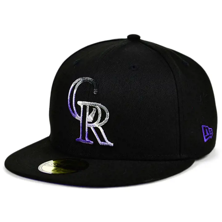 COLORADO ROCKIES MLB GRADIENT FEEL 59FIFTY NOIR