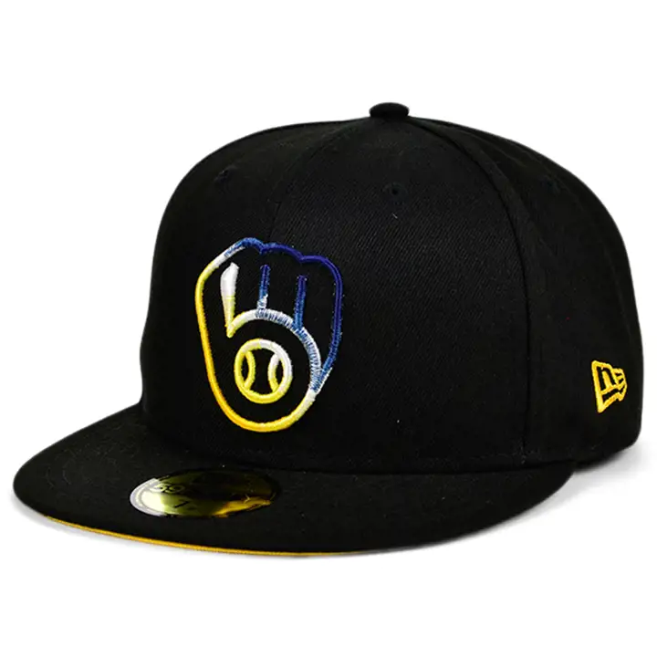 CASQUETTE AJUSTÉE 59FIFTY MLB GRADIENT FEEL DES MILWAUKEE BREWERS NOIR