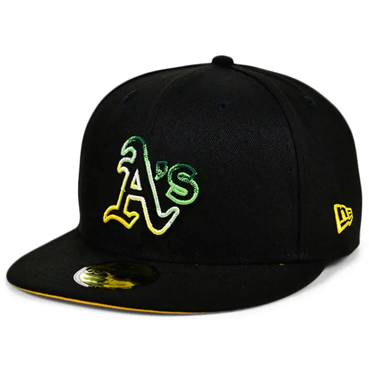 CASQUETTE 59FIFTY MLB GRADIENT FEEL DES OAKLAND ATHLETICS NOIRE