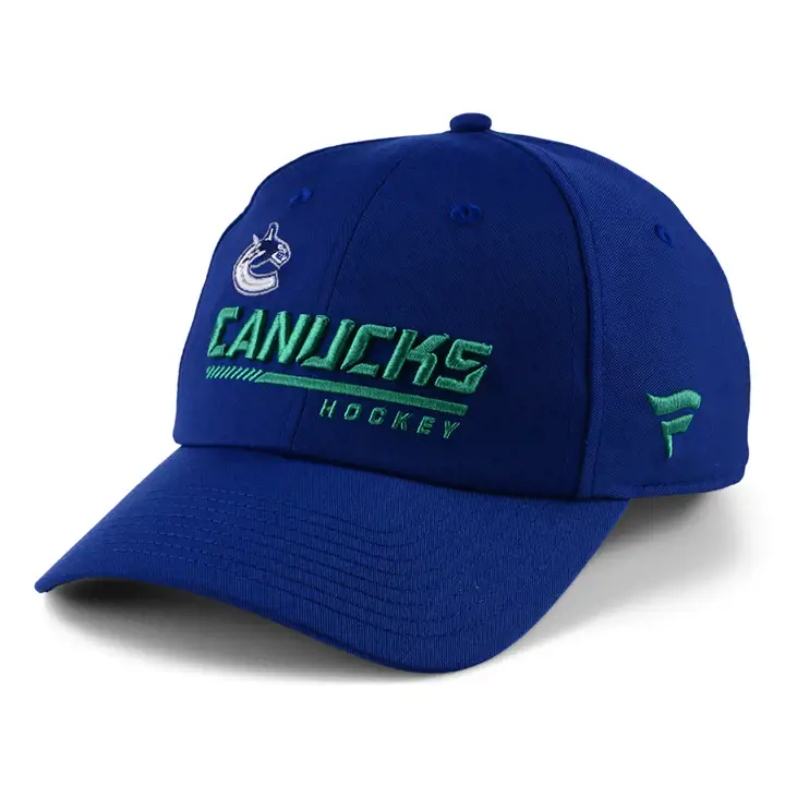 Vancouver Canucks 21 NHL Authentic Pro LR Easy Adj BLEU