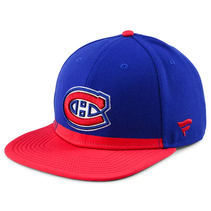 Canadiens de Montréal Casquette ajustée LR Snap NAVY authentique Pro 21 de la LNH