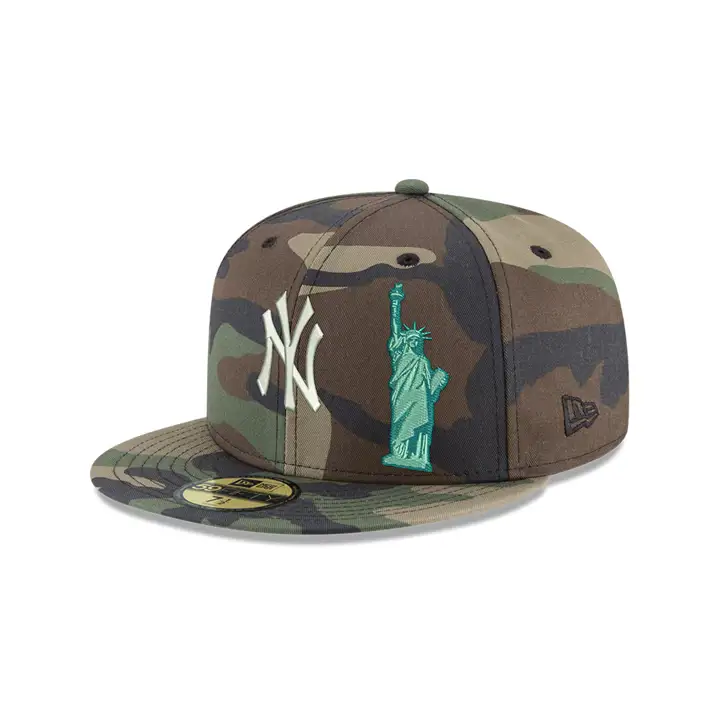 Casquette 59FIFTY Liberty des Yankees, motif camouflage