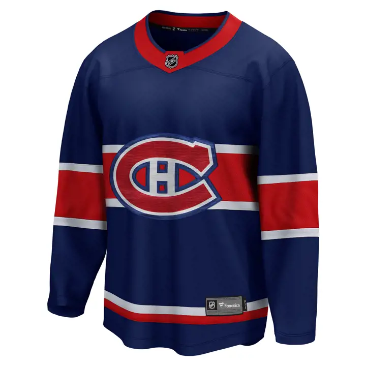 Maillot bleu édition spéciale Breakaway des Canadiens de Montréal LNH