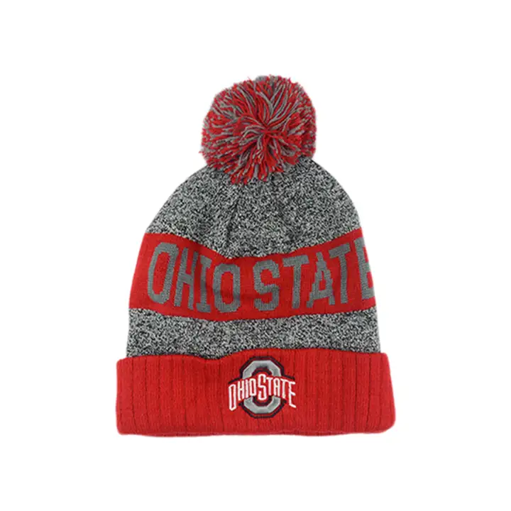 Ohio State NCAA Bonnet tricoté Below Zero rouge