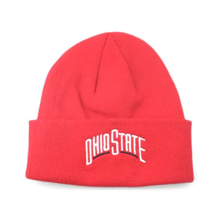 Ohio State OSU Bonnet Basique Rouge