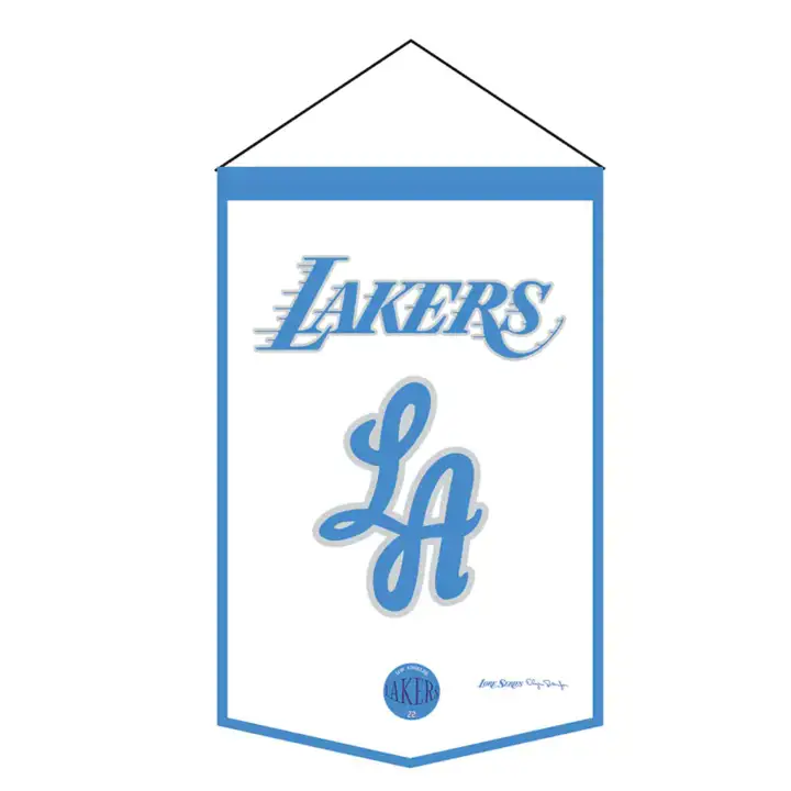 Los Angeles Lakers 2020 NBA City Edition Banner bleu/noir