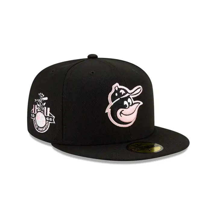 Baltimore Orioles MLB COLOR UV 59FIFTY NOIR/ROSE WS 1966 NOIR/