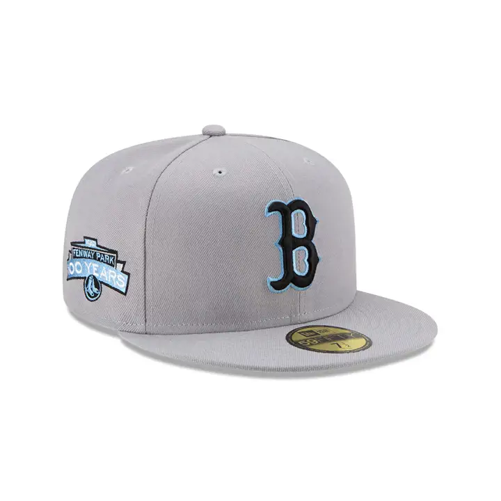 Boston Red Sox MLB COLOR UV 59FIFTY GRAY/SKY 100TH ANN GRY/S
