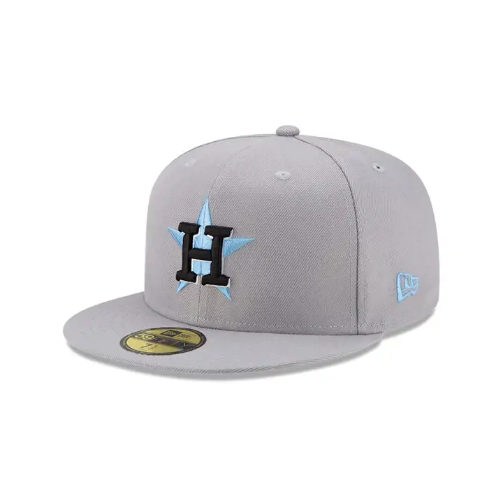 Casquette ajustée 59FIFTY MLB COLOR UV Houston Astros grise et bleu ciel 50e anniversaire