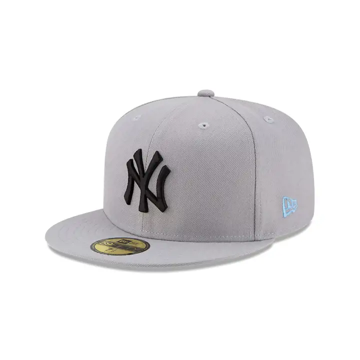 New York Yankees MLB COLOR UV 59FIFTY GRAY/SKY 100TH ANN GRY
