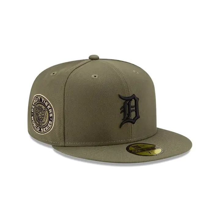 Detroit Tigers MLB COLOR UV 59FIFTY OLIVE/WLAND WS 1968 OLV/