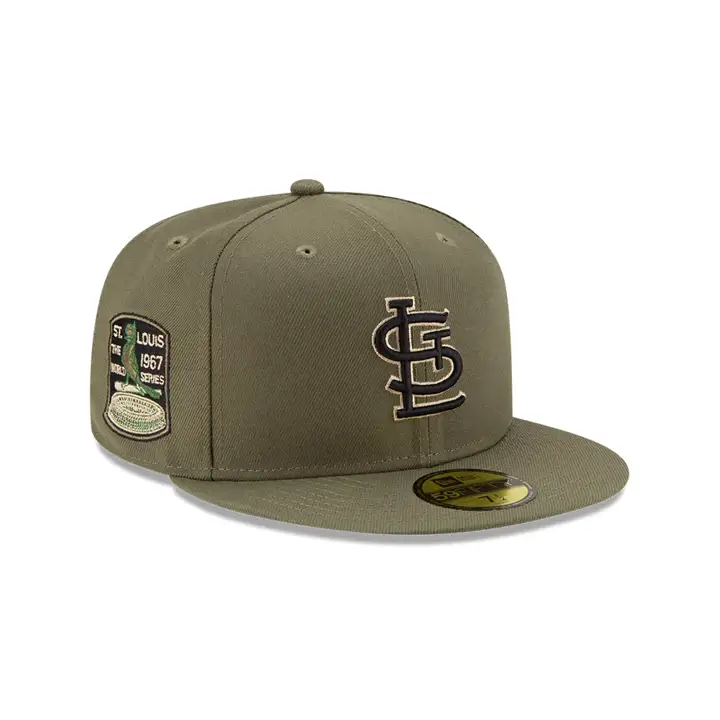 St. Louis Cardinals MLB COLOR UV 59FIFTY OLIVE/WLAND WS 1967