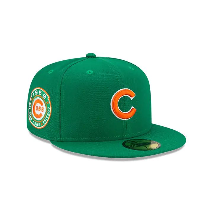 Chicago Cubs MLB COLOR UV 59FIFTY KELLY/ORANGE ASG 1962 VERT FONCÉ/ORANGE