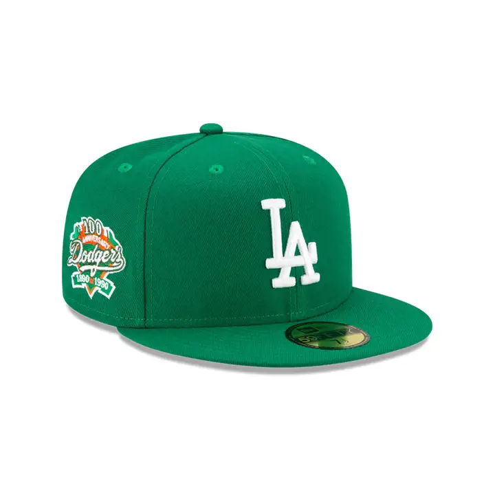 Los Angeles Dodgers MLB COULEUR UV 59FIFTY KELLY/ORG 100ÈME ANN.