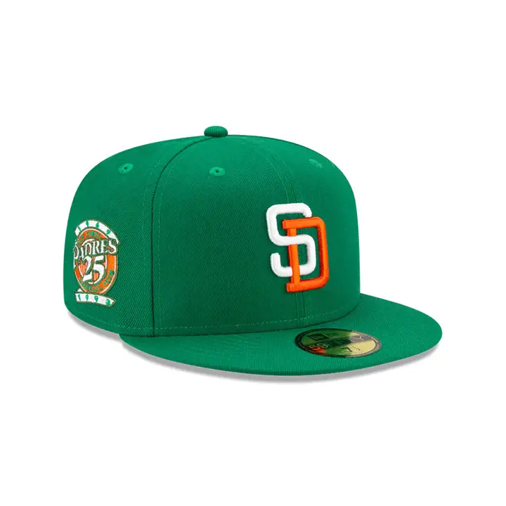 Casquette MLB San Diego Padres COLOR UV 59FIFTY KELLY/ORANGE 25ÈME ANN. KGR