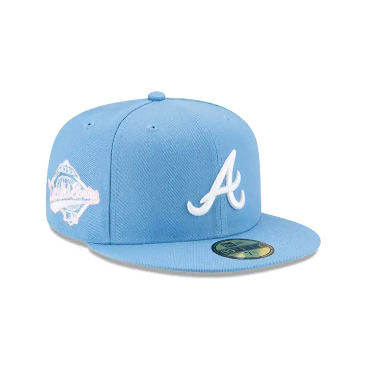 Atlanta Braves MLB COLOR UV 59FIFTY SKY/PINK WS 1995 SKBL/PN