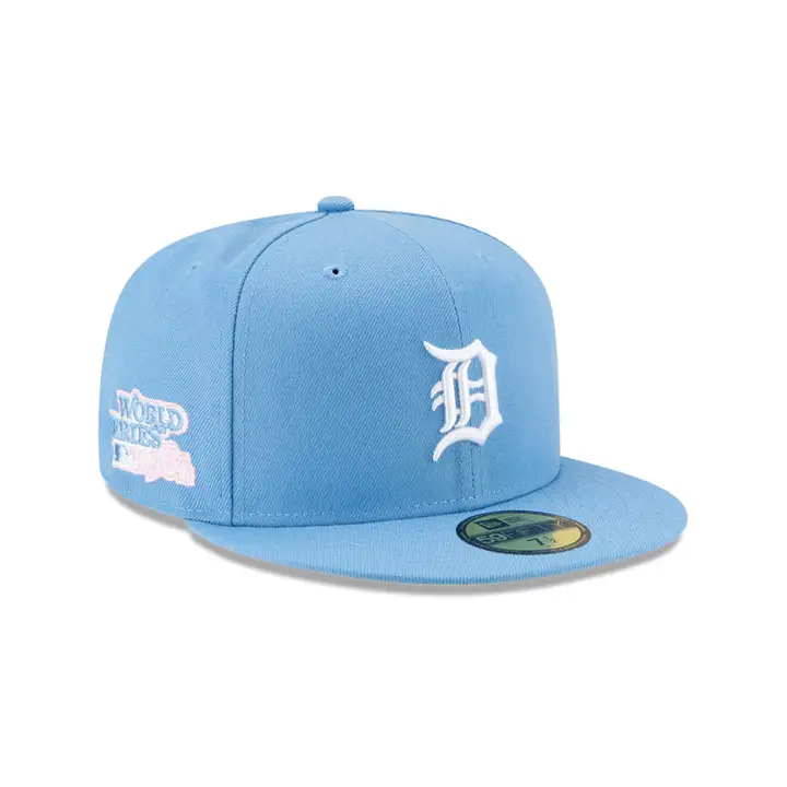 Detroit Tigers MLB COLOR UV 59FIFTY SKY/PINK SM 1984 SKBL/PN