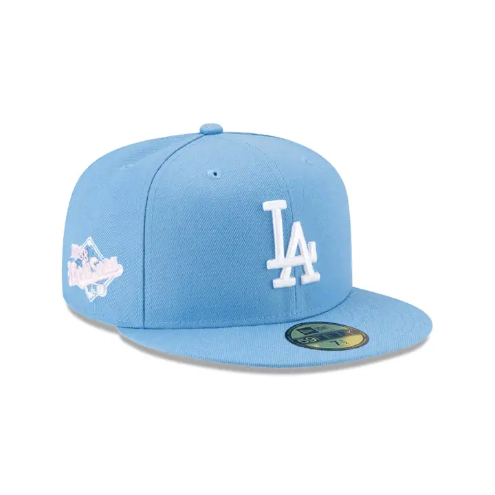 Los Angeles Dodgers MLB COLOR UV 59FIFTY SKY/PINK WS 1988 SK