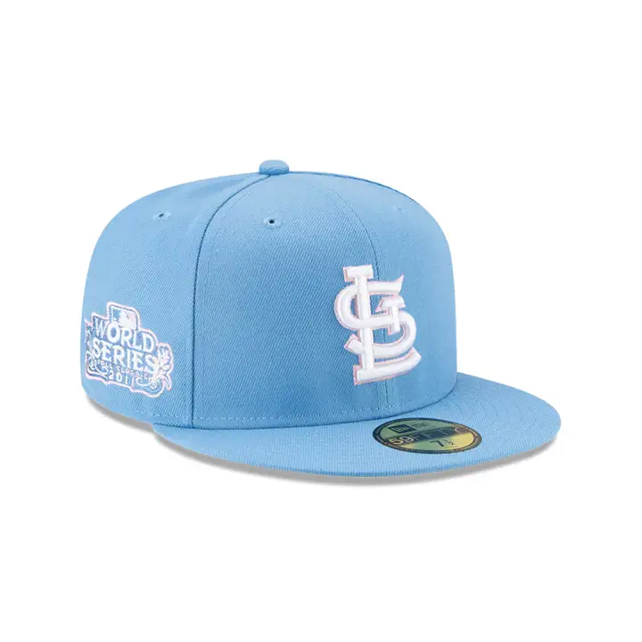 St. Louis Cardinals MLB COLOR UV 59FIFTY SKY/ROSE WS 2011 SK