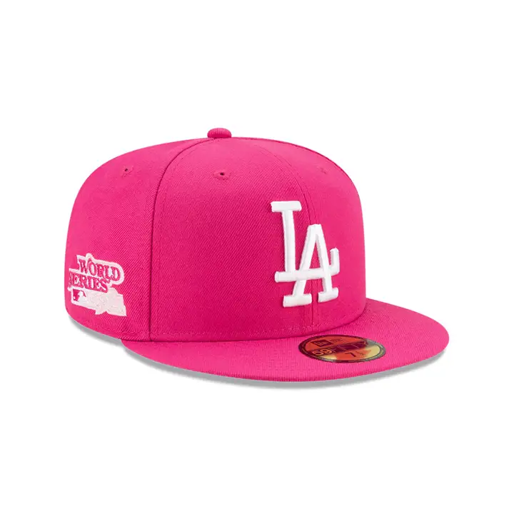 Los Angeles Dodgers MLB COULEUR UV 59FIFTY BLEU ROYAL/ROSE WS 1981