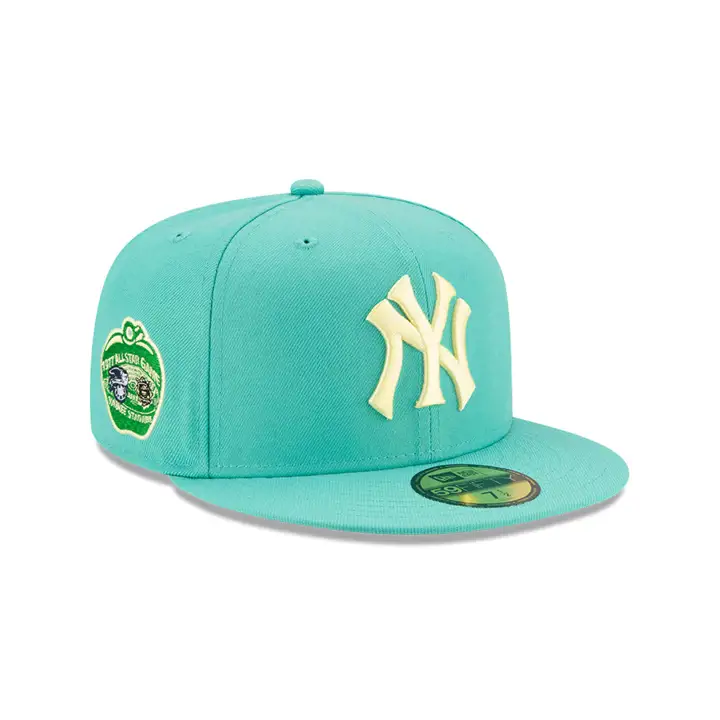 New York Yankees MLB COLOR UV 59FIFTY MINT/YEL ASG 1977 LGRN