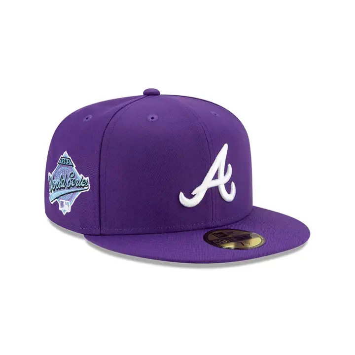 Atlanta Braves MLB COLOR UV 59FIFTY PUR/SKY WS 1995 PUR/SKBL