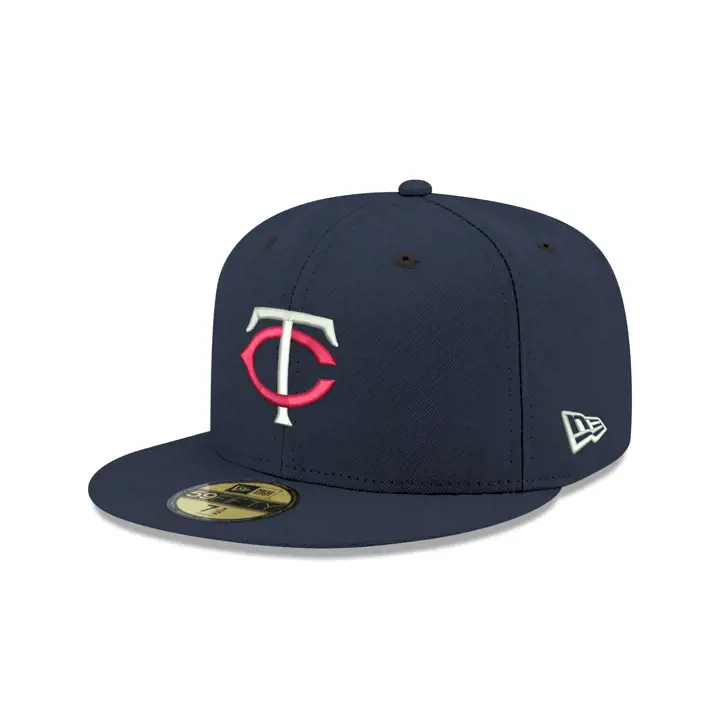 Minnesota Twins MLB LAINE AC GRIS UV Domicile MARINE
