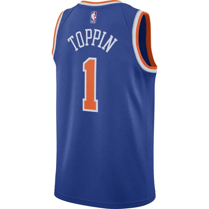 Maillot Swingman New York Knicks NBA ICON Toppin bleu