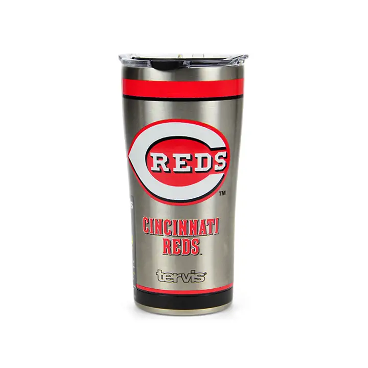 Cincinnati Reds 20 oz. Gourde en acier inoxydable MLB Tradition ARG/ROUGE