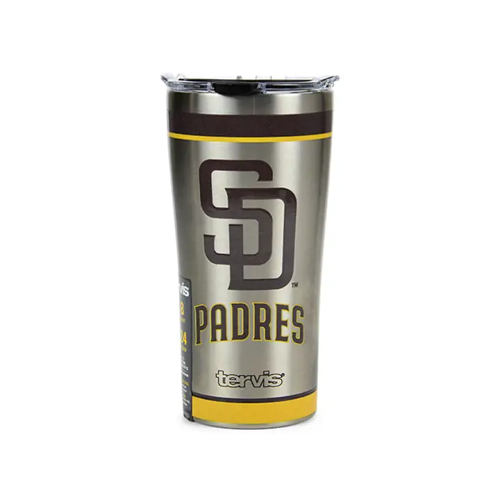 San Diego Padres 20oz. MLB Tradition Acier inoxydable ARG/BR