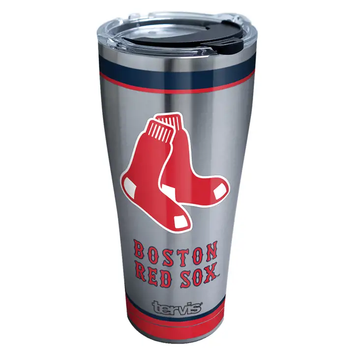 Boston Red Sox 30 oz. MLB Tradition Acier inoxydable ARGENT/ROUGE