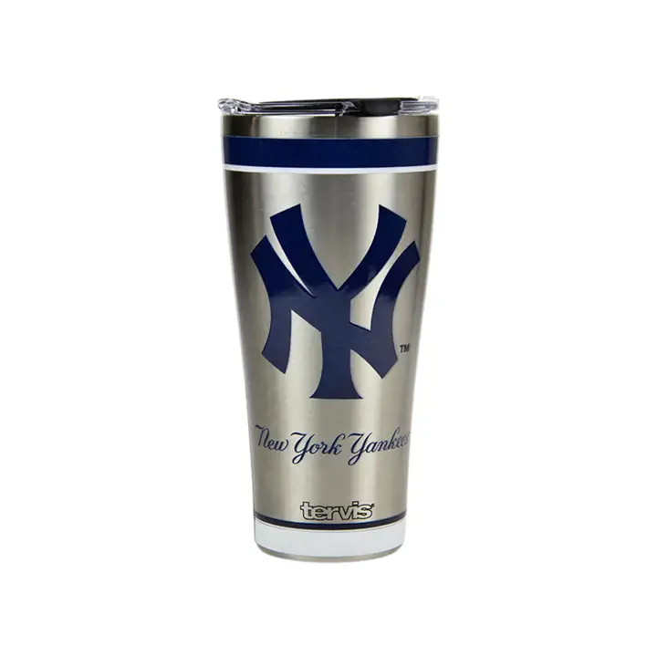 New York Yankees 30oz. MLB Tradition Acier inoxydable ARGENT/ND