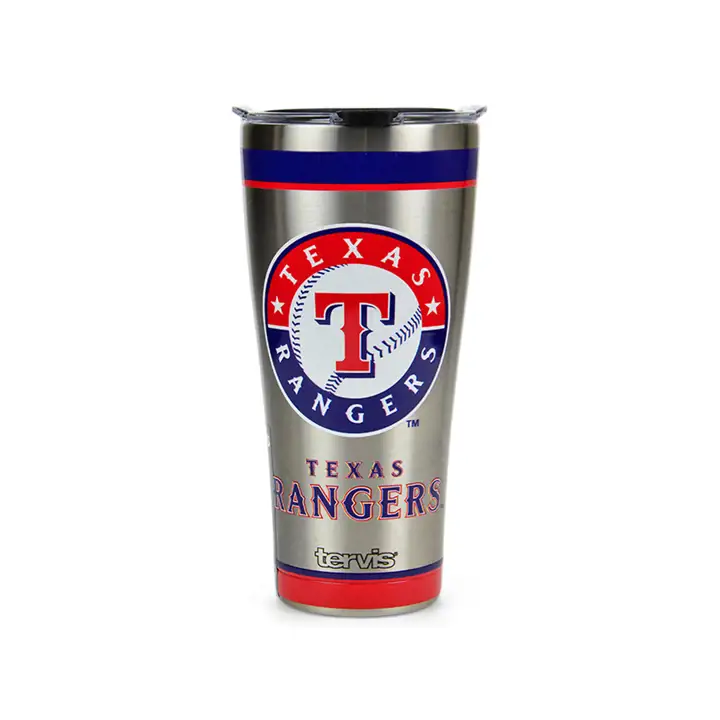 Texas Rangers 30 oz. MLB Tradition Acier inoxydable ARGT/BLEU/