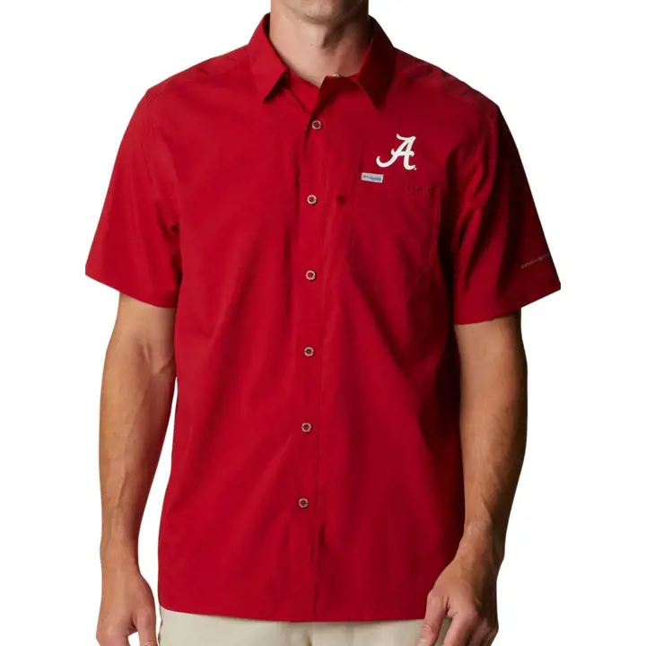 Chemise de camping Slack Tide Alabama Crimson Tide NCAA CRIM