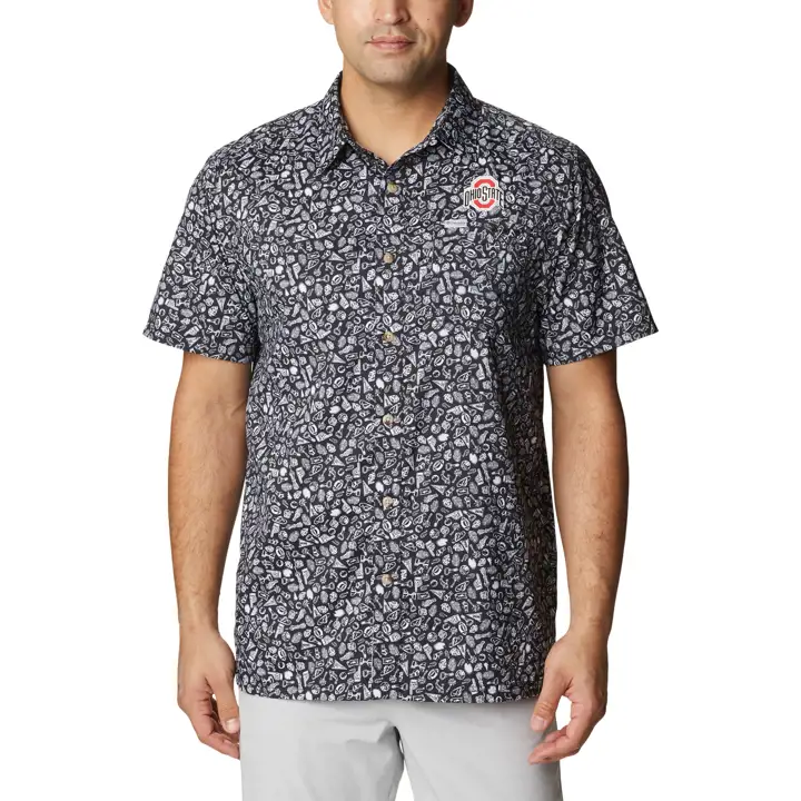 T-shirt Rouge Ohio State Buckeyes NCAA Super Slack Tide