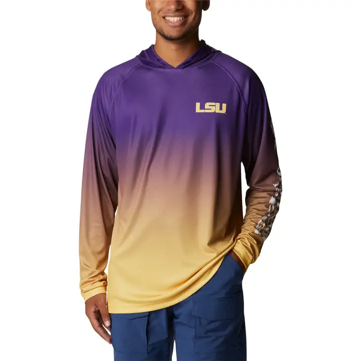 L.S.U. NCAA Super Terminal Tackle Sweat à capuche violet