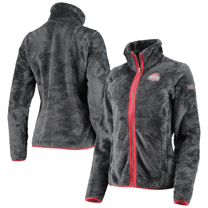Ohio State Buckeyes NCAA – Veste polaire Sherpa Fireside II intégrale pour femme