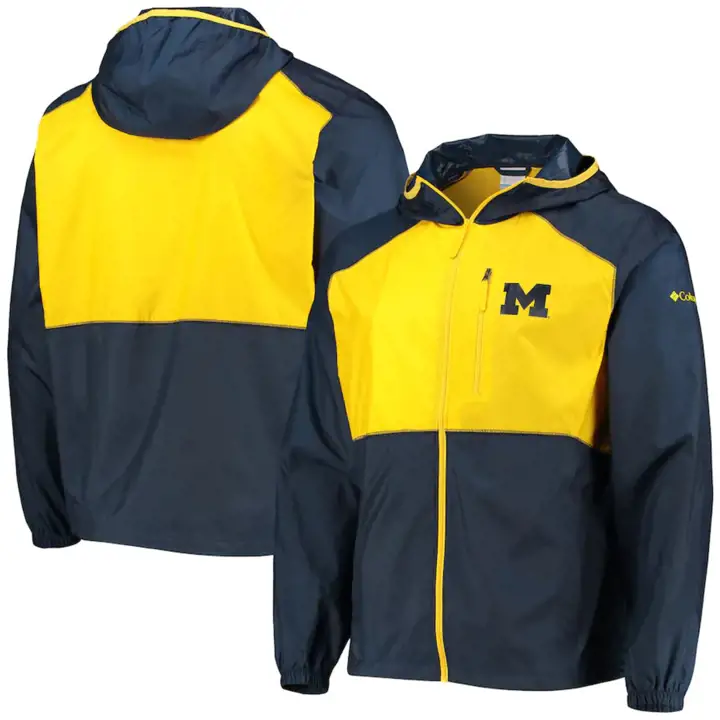 Veste Michigan Wolverines NCAA Flash Forward BLEU MARINE