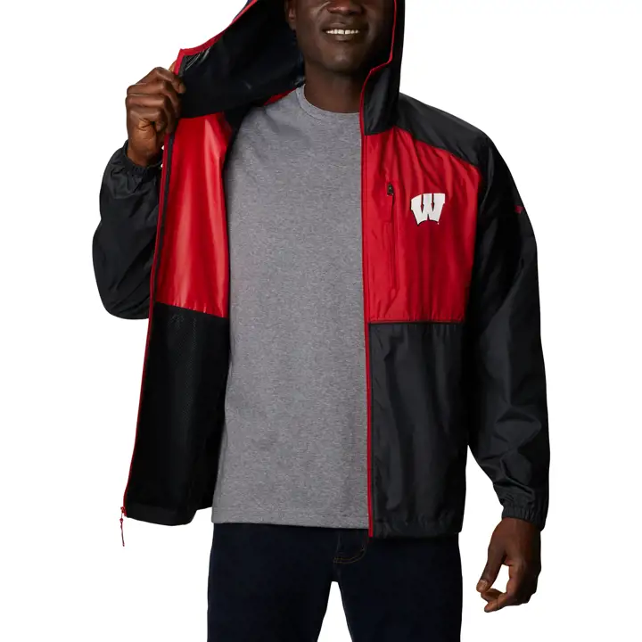 Veste Wisconsin Badgers NCAA Flash Forward noire