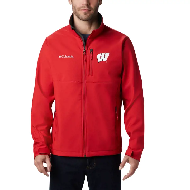 Veste Softshell Ascender NCAA Wisconsin Badgers GRY