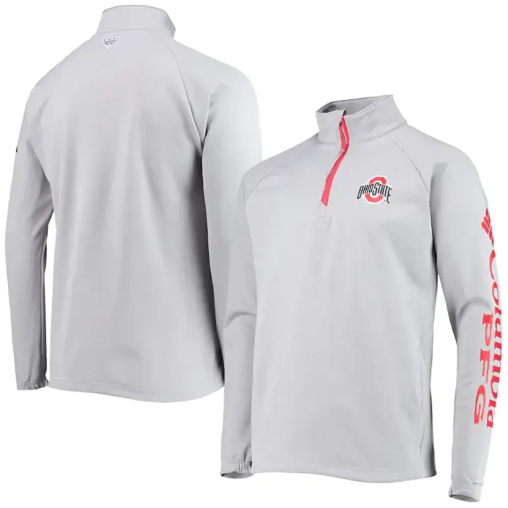 Ohio State Buckeyes NCAA Terminal Tackle 1/4 Zip ROUGE